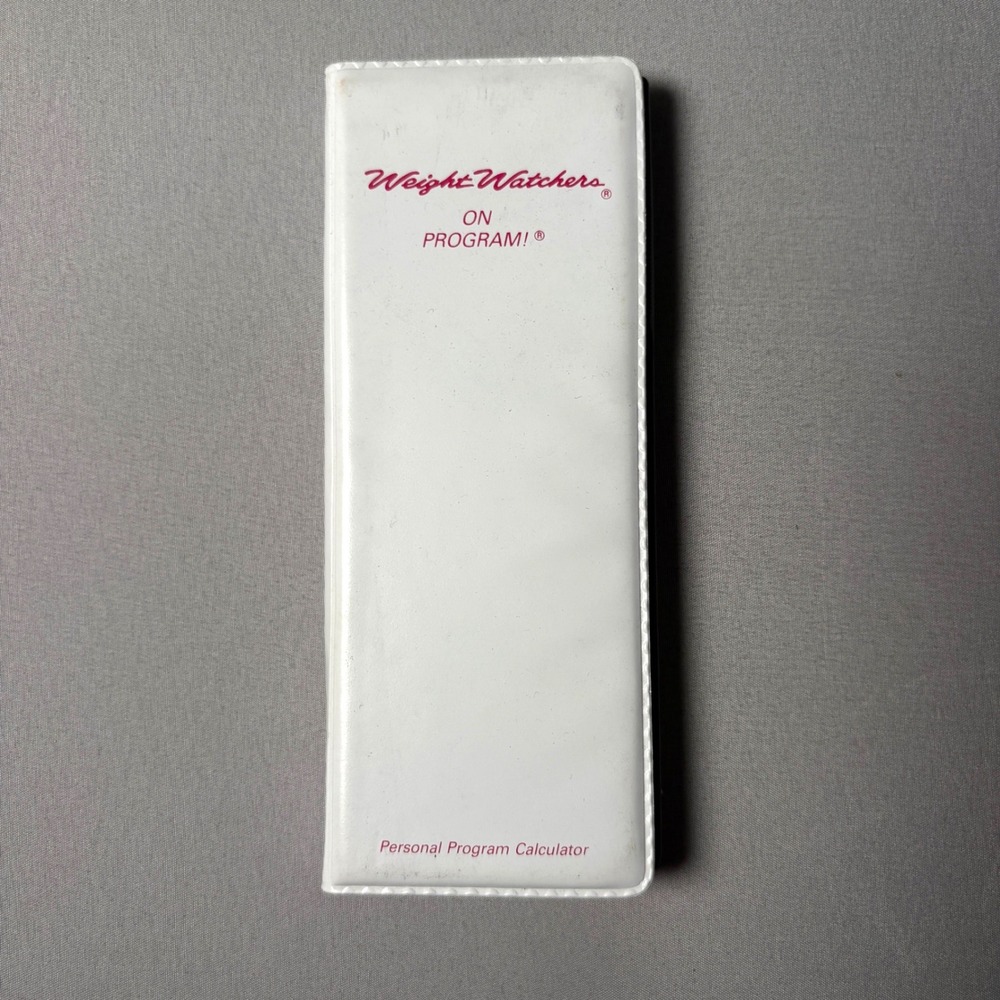 Vintage 1990 Weight Watchers Personal Program Calculator Model 5123 Untested